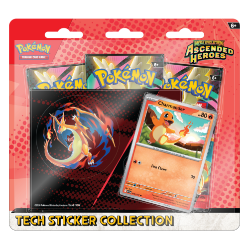 Pokémon TCG – Ascended Heroes – Tech Sticker Collection: Charmander