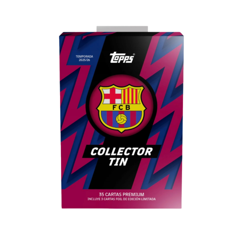 Topps – Soccer – 2025/26 FC Barcelona Collector Tin
