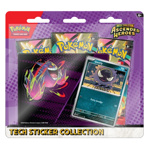 Pokémon TCG – Ascended Heroes – Tech Sticker Collection: Gastly