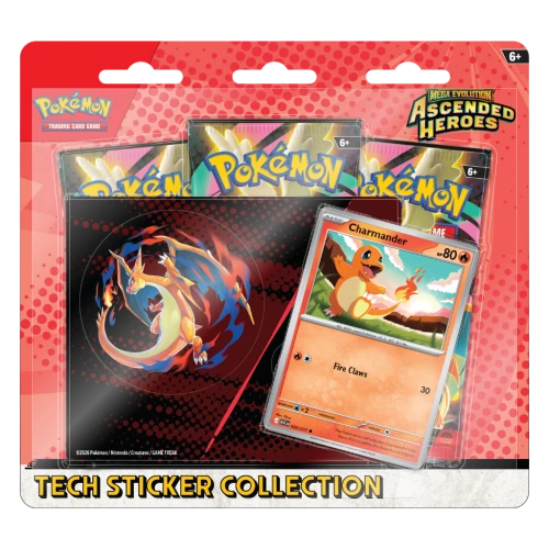 Pokémon TCG – Ascended Heroes – Tech Sticker Collection: Charmander