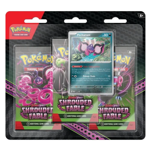 Pokémon TCG - Shrouded Fable - blister z 3 boosterami