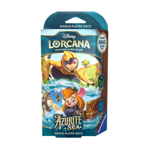 Disney Lorcana TCG Azurite Sea – Starter Deck Emerald & Sapphire