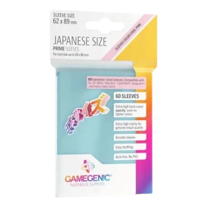 Koszulki Gamegenic Clear (Japanese size) - 60 sztuk