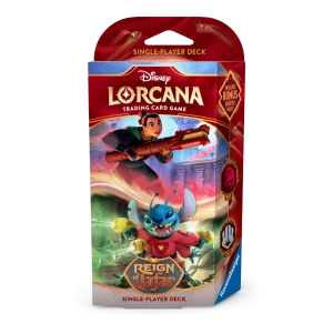 Disney Lorcana TCG Reign of Jafar – Starter Deck Mulan i Stitch (Ruby & Steel)
