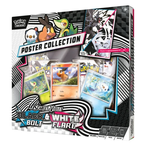 Pokémon TCG – Black Bolt & White Flare – Unova Poster Collection