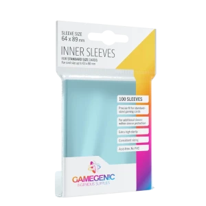 Koszulki Gamegenic: Inner CCG Sleeves (64×89 mm), 100 sztuk
